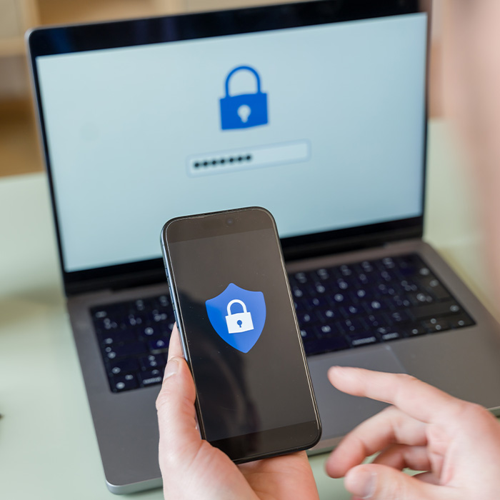 Programmer securing data with two-factor authentication